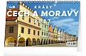 Stolní kalendář 2027 NOTIQUE - Krásy Čech a Moravy, 23,1 x 14,5 cm