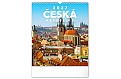 Nástěnný kalendář 2027 NOTIQUE - Česká republika, 30 x 34 cm