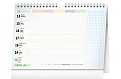 Stolní kalendář 2027 NOTIQUE - Školní plánovací kalendář s háčkem (září 2026 - srpen 2027) , 30 x 21 cm