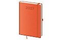 Týdenní diář 2027 Helma A5 Print Pop oranžový