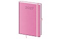 Týdenní diář 2027 Helma A5 Print Pop růžový