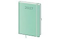 Týdenní diář 2027 Helma A5 Print Pop světle zelený