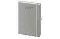 Týdenní diář 2027 Helma A5 Print Pop šedý