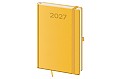 Týdenní diář 2027 Helma A5 Print Pop žlutý