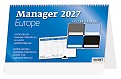 Stolní kalendář 2027 Helma - Plánovací kalendář Manager Europe
