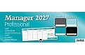 Stolní kalendář 2027 Helma - Plánovací kalendář Manager Professional