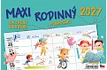 Stolní kalendář 2027 Helma - Maxi rodinný plánovací kalendář
