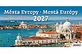 Stolní kalendář 2027 Helma - Plánovací kalendář Města Evropy