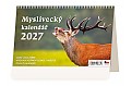 Stolní kalendář 2027 Helma - Myslivecký kalendář