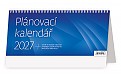 Stolní kalendář 2027 Helma - Plánovací kalendář MODRÝ