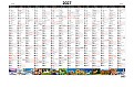 Nástěnný kalendář 2027 Helma - Plánovací roční mapa A1 obrázková