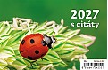 Stolní kalendář 2027 Helma - Plánovací kalendář Týdenní "S" s citáty