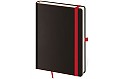 Linkovaný zápisník Black Red L