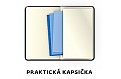 Linkovaný zápisník Flexies L Petrol Light Green