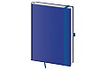 Tečkovaný zápisník Print Plus L Royal blue (čtverečkovaný)