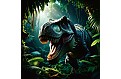 Nástěnný kalendář 2027 NOTIQUE - Dinosauři, 30 x 30 cm