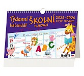 Týdenní školní plánovací kalendář