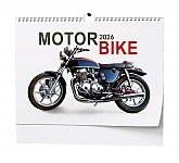 Nástěnný kalendář 2026 - Motorbike - A3