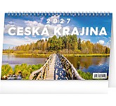 Stolní kalendář 2027 NOTIQUE - Česká krajina, 23,1 x 14,5 cm