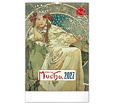 Nástěnný kalendář 2027 NOTIQUE - Alfons Mucha, 33 x 46 cm