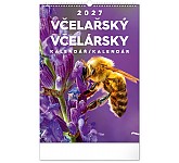 Nástěnný kalendář 2027 NOTIQUE - Včelařský - Včelársky, 33 x 46 cm