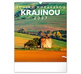 Nástěnný kalendář 2027 NOTIQUE - Toulky moravskou krajinou, 30 x 34 cm 
