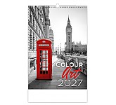 Nástěnný kalendář 2027 Helma - Colour Art