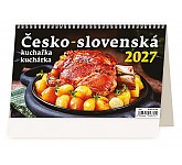Stolní kalendář 2027 Helma - Česko-slovenská kuchařka
