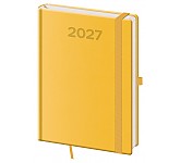 Denní diář 2027 Helma A5 Print Pop žlutý