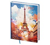 Denní diář 2027 Helma B6 Vario Lyra Paris