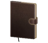 Týdenní diář A5 Flip hnědo/capuccinový