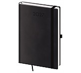 Týdenní diář 2027 Helma A5 Print Plus černý