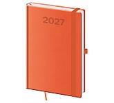 Týdenní diář 2027 Helma A5 Print Pop oranžový