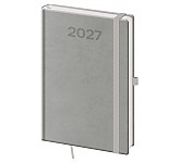 Týdenní diář 2027 Helma A5 Print Pop šedý