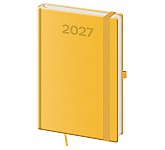 Týdenní diář 2027 Helma A5 Print Pop žlutý