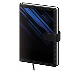 Kapesní diář 2027 Helma A6 Tone s magnetem modrý