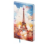 Kapesní diář 2027 Helma A6 Vario Lyra Paris