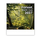 Nástěnný kalendář 2027 Helma - Les