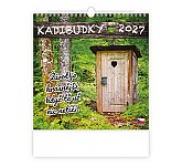 Nástěnný kalendář 2027 Helma - Kadibudky