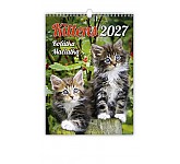 Nástěnný kalendář 2027 Helma - Koťátka
