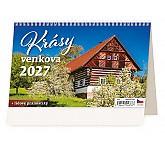 Stolní kalendář 2027 Helma - Krásy venkova