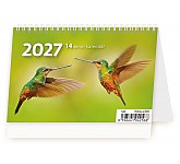 Stolní kalendář 2027 Helma - Plánovací MINI 14denní kalendář