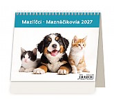 Stolní kalendář 2027 Helma Minimax - Mazlíčci / Maznáčikovia