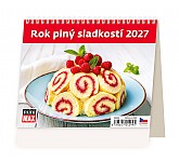 Stolní kalendář 2027 Helma Minimax - Rok plný sladkostí