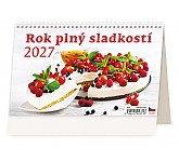 Stolní kalendář 2027 Helma - Rok plný sladkostí