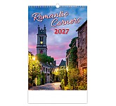Nástěnný kalendář 2027 Helma - Romantic Corners