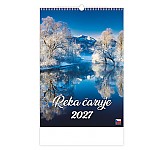 Nástěnný kalendář 2027 Helma - Řeka čaruje