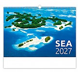 Nástěnný kalendář 2027 Helma - Sea