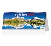 Stolní kalendář 2027 Helma - Plánovací kalendář Svět hor