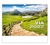 Nástěnný kalendář 2027 Helma - Via
